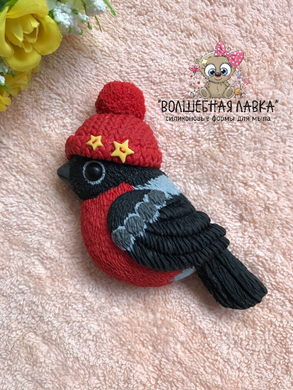 Силиконовая форма Снегирь