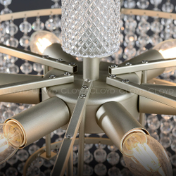 Люстра Cloyd WITTE C6 / Ø60 см - серебро мат. (арт.11534)