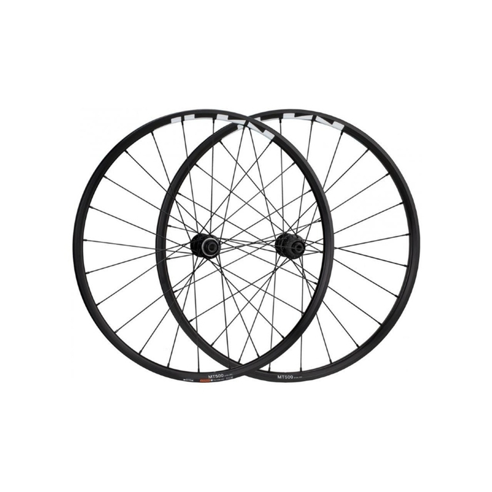 Комплект колес Shimano, MT-500, передн. и задн., QR-R 173мм, 29", для 11ск., C.Lock, OLD 100/135, цв