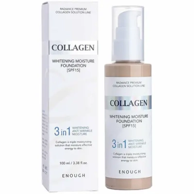 Enough Collagen Whitening Moisture Foundation #N13, 100 ml / 60 - Тональная основа для лица с коллагеном осветляющая