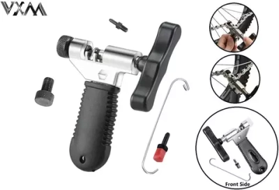 Выжимка цепи "VXM", сменный пин, скоба-держатель цепи, с упором, серия PRO (TW), УТ00021400