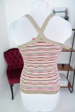 Топ Fransa стильный с золотой ниткой 44 размер