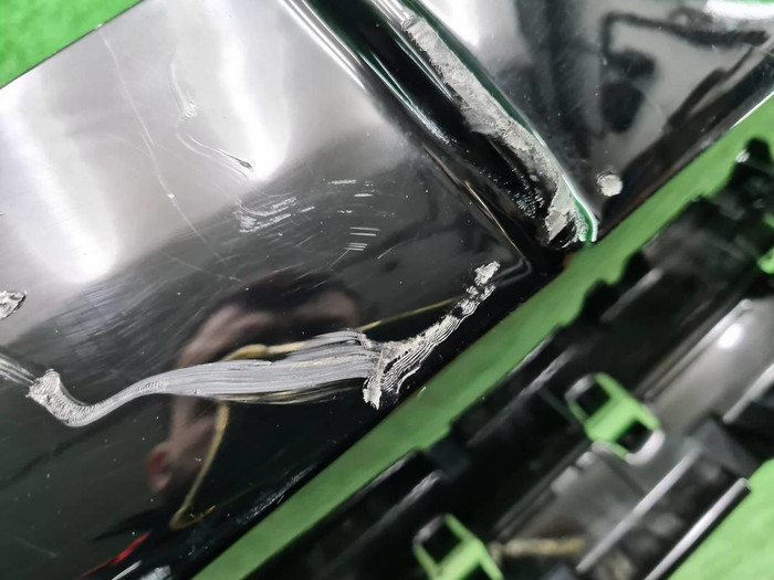 Юбка заднего бампера Porsche Cayenne 3 (2017-2023)