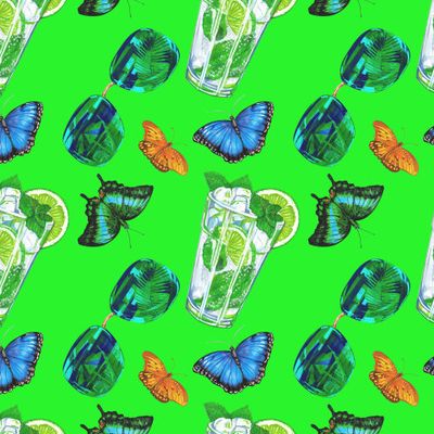 Лето, мохито)