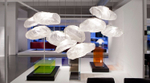 Pendant design lamp  73 by Bocci (Smoky)