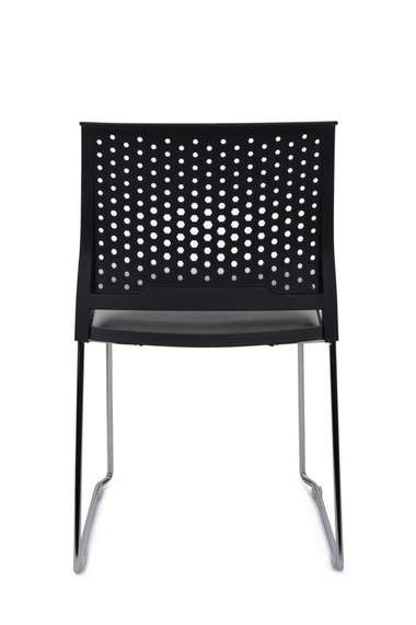 Кресло Колор RCH D918B Черный пластик/Серая ткань