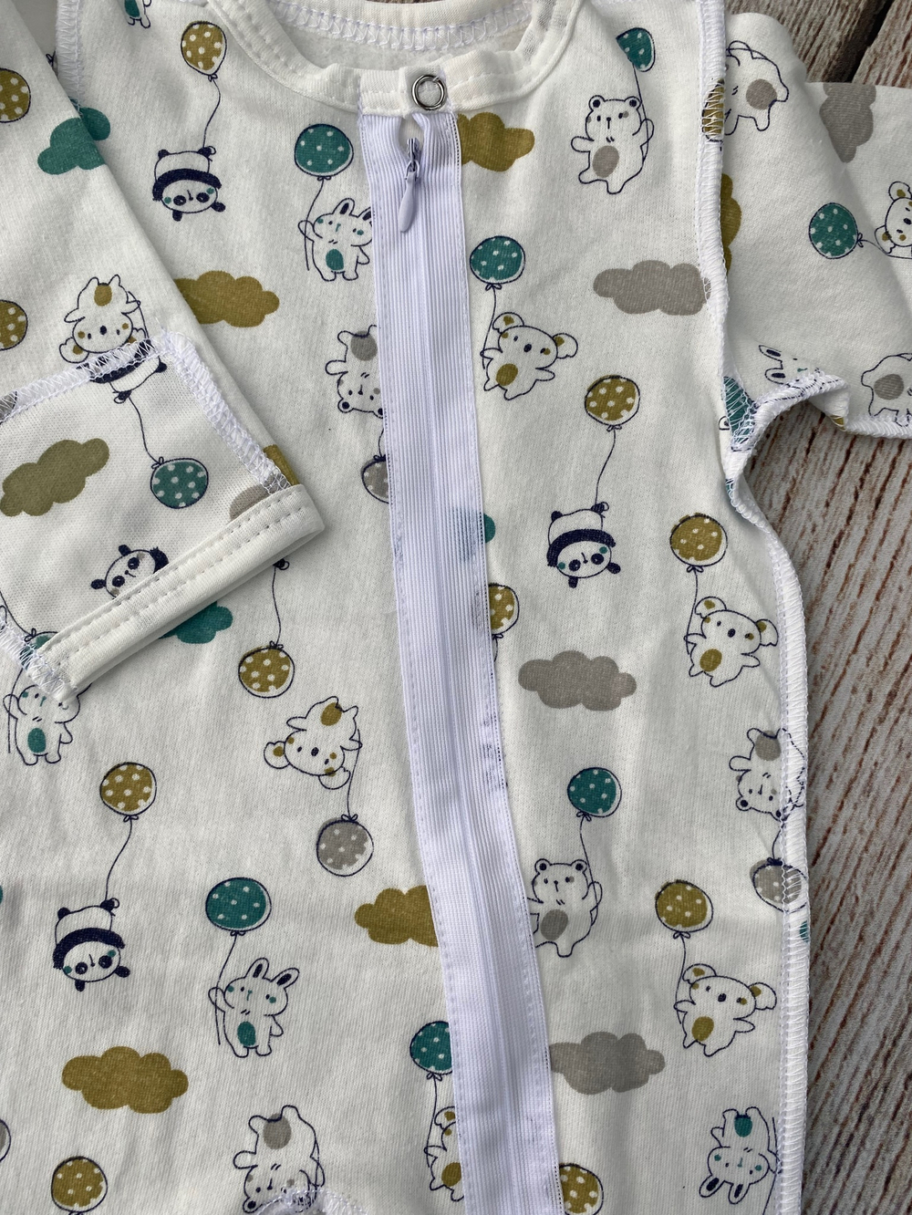 Комплект на выписку 6-ти предметный "Р-Р" (одеяло, комбинез, слип, шапочка, пояс, чепчик)  (Цвет: Хаки)