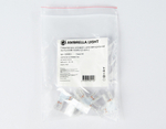 Соединитель угловой L для светодиодной ленты COB 8mm 12/24V (2 конт.) GS6851 (5шт)