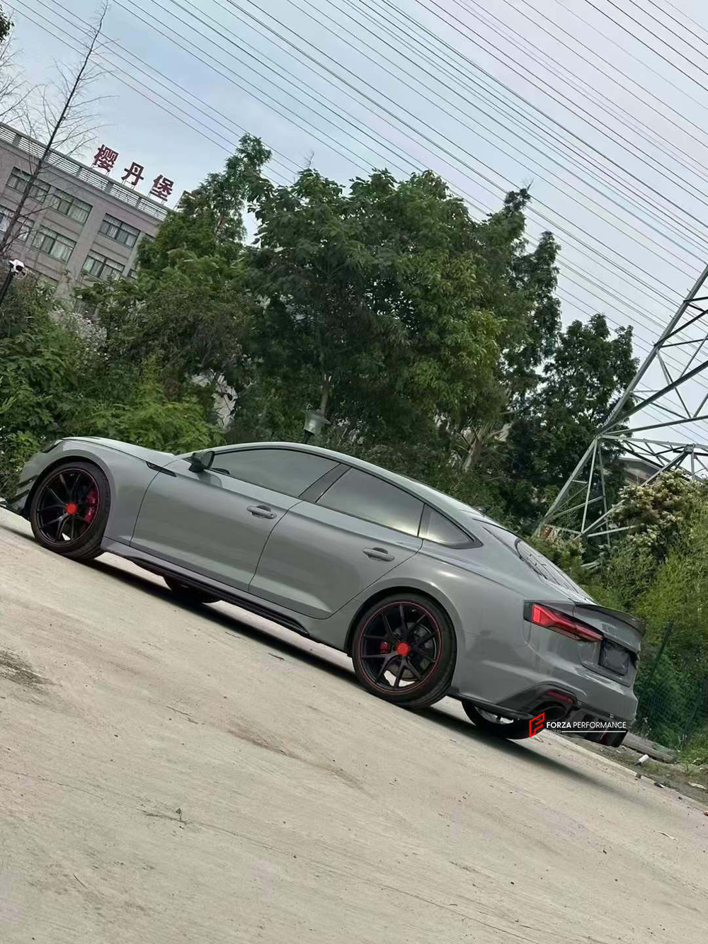 Карбоновый обвес для AUDI RS5 F5 Рестайлинг 2020-2022 R-1 Ауди обвес