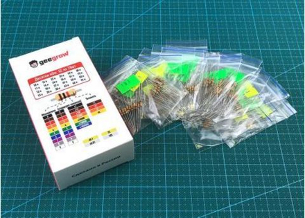 Набор выводных резисторов 0.25W (10 кОм—91 кОм), 24 номинала по 10 шт.