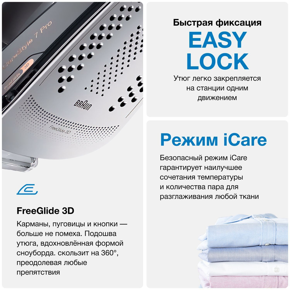 Парогенератор Braun CareStyle 7 Pro IS7286BK