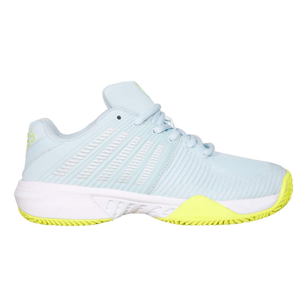 Женские теннисные кроссовки K-Swiss Express Light 2 Women - Light Blue, Neon Green