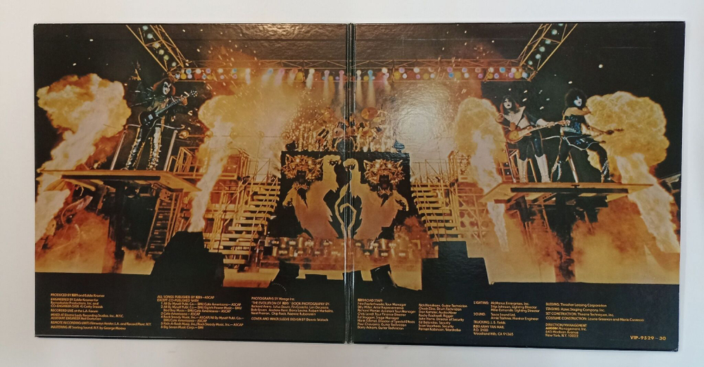 Винтажная виниловая пластинка LP Kiss Alive II 2LP (Japan 1977)