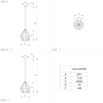Подвесной светильник Eglo CARLTON 43815