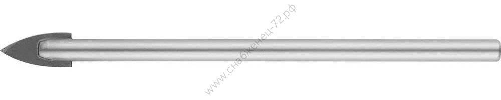 STAYER 5 мм, 2х кромка, цилиндр хвостовик, Сверло по стеклу и кафелю (2986-05)