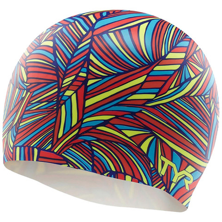 Шапочка для плавания TYR Prism Silicone Swim Cap, LCSPRM-960, мультиколор