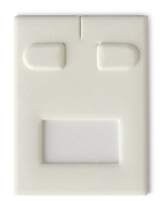 Вкладыш 08/наклонный/для серег/2 язычка/окошко для бирки/прорезь для нитки