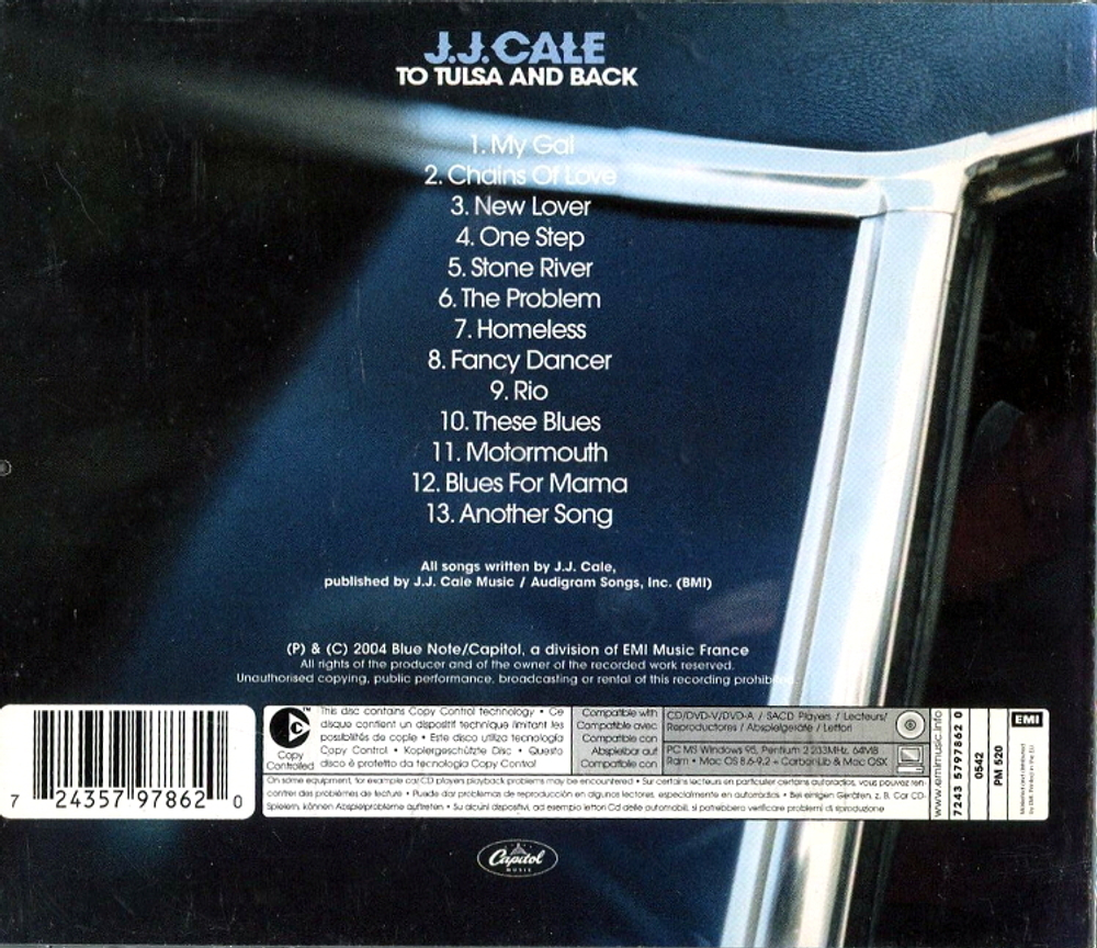 J.J. Cale / To Tulsa And Back (RU)(CD)