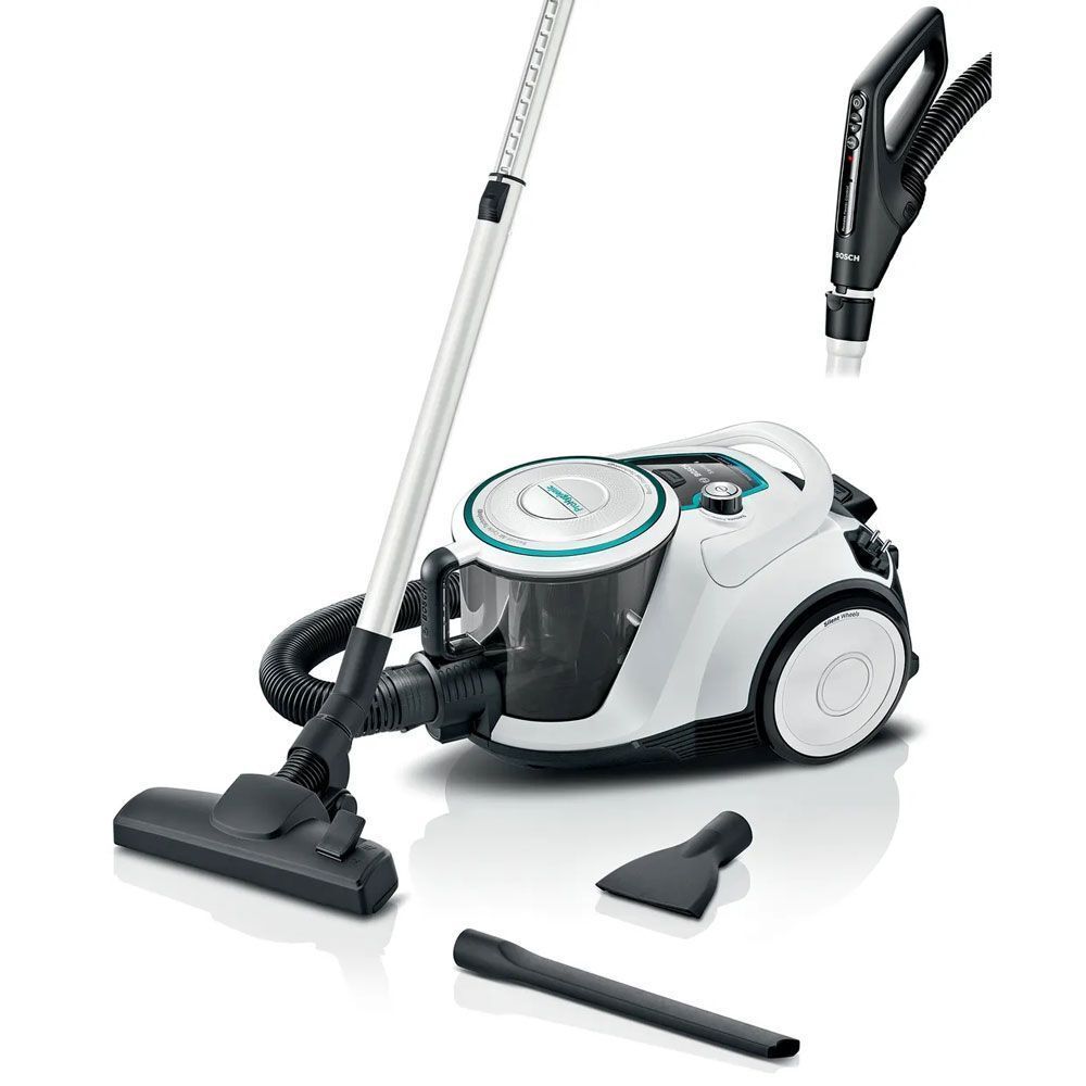 Пылесос BOSCH BGS41HYG1, белый/чёрный