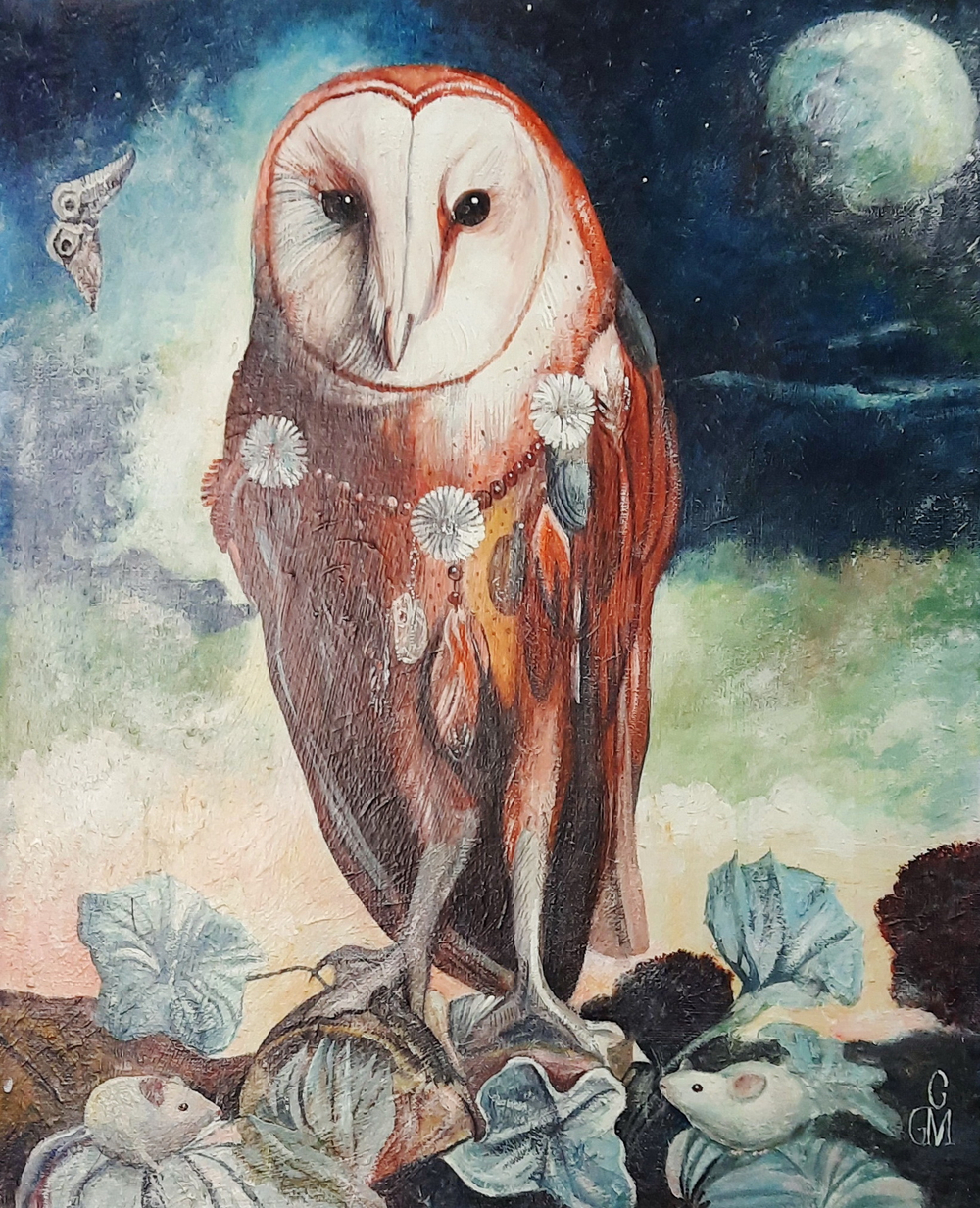 И.А. Сулковский "Королева Сова" Холст, темпера 40х50 см.