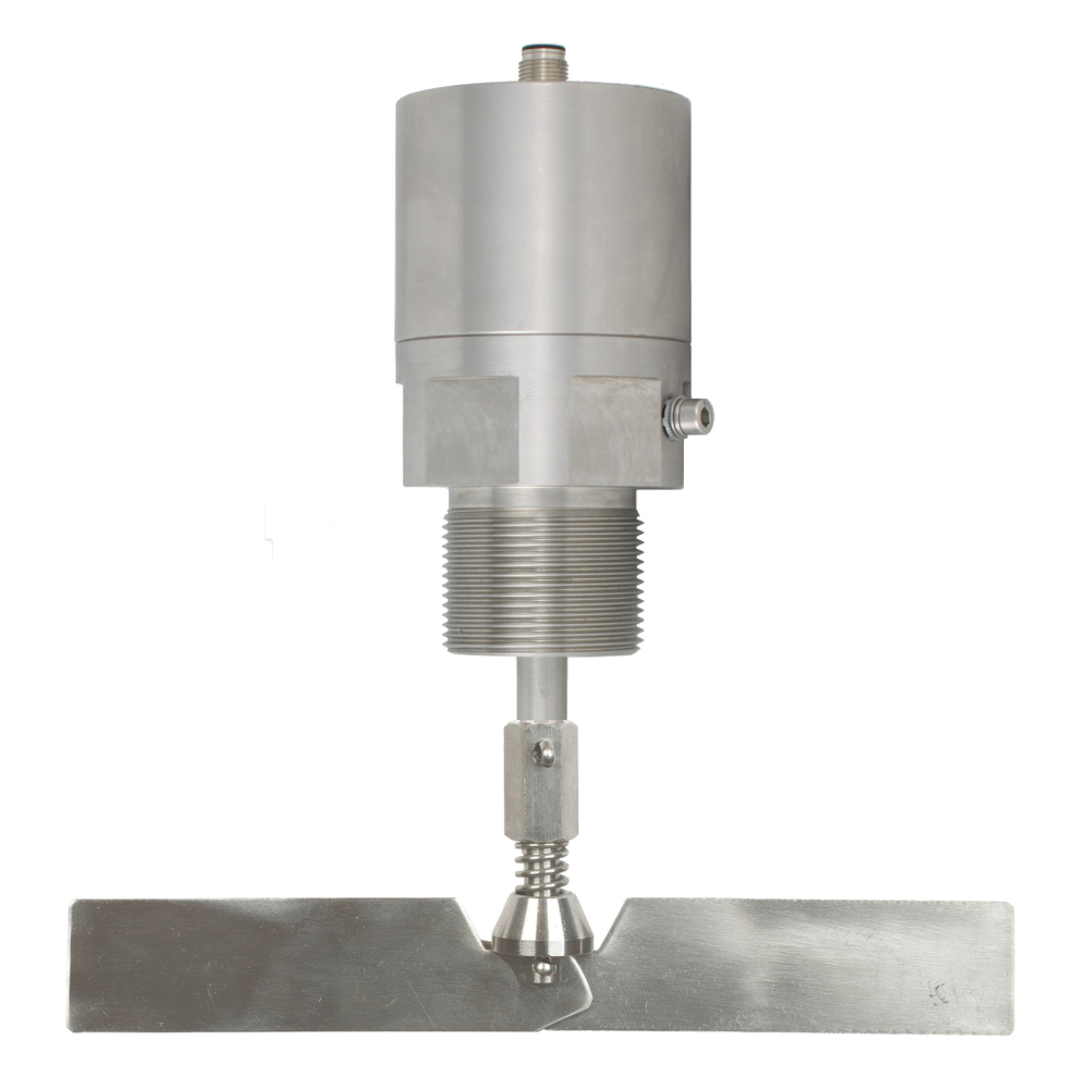 Механический ротационный датчик уровня сыпучих материалов INNOLEVEL в корпусе из нерж. стали, -50 +80 С, Рmax=10 bar, 24 VDC, IP67, виброст. до 29g, лопасть склад. Двустороняя