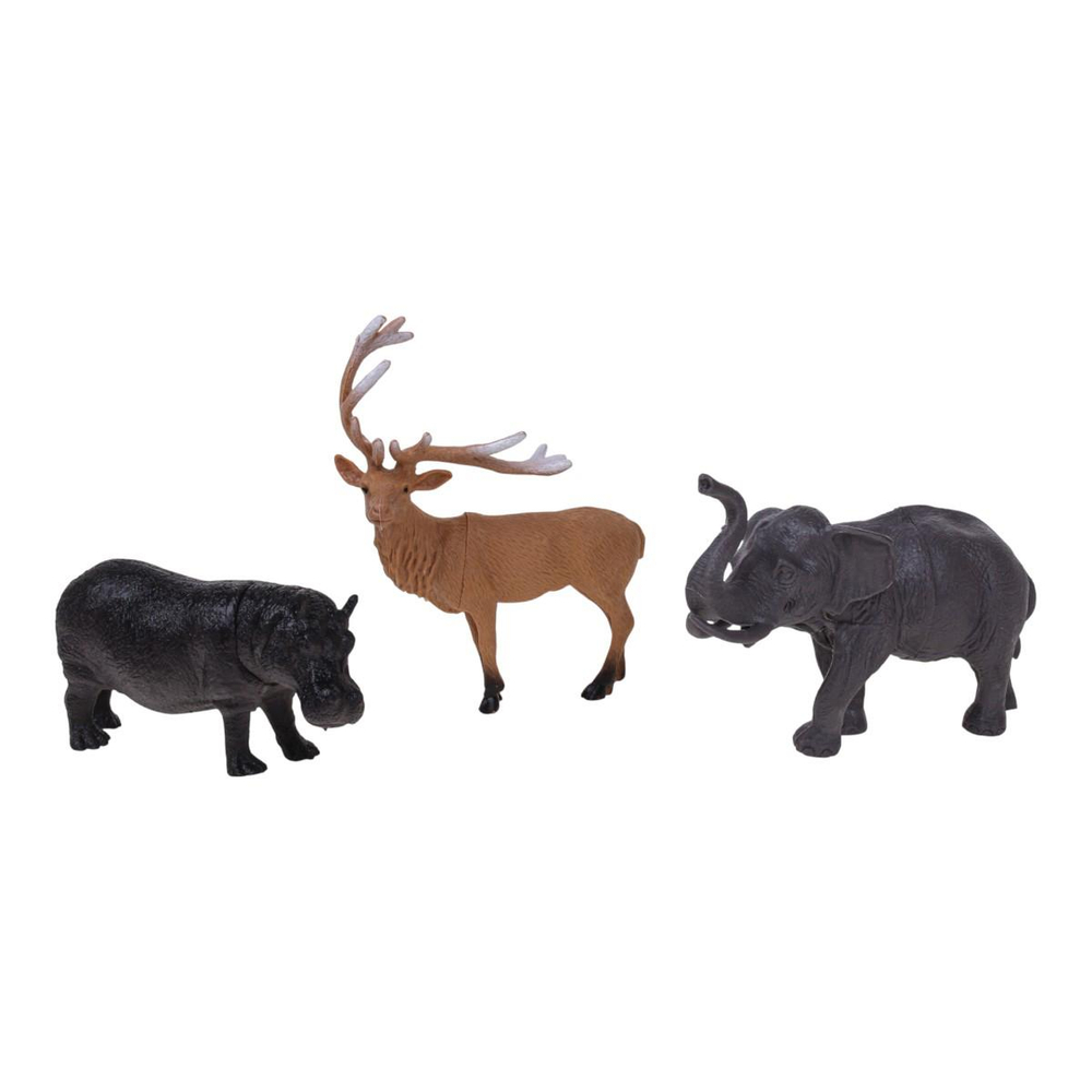 Набор диких животных 3шт, пакет DY618-29