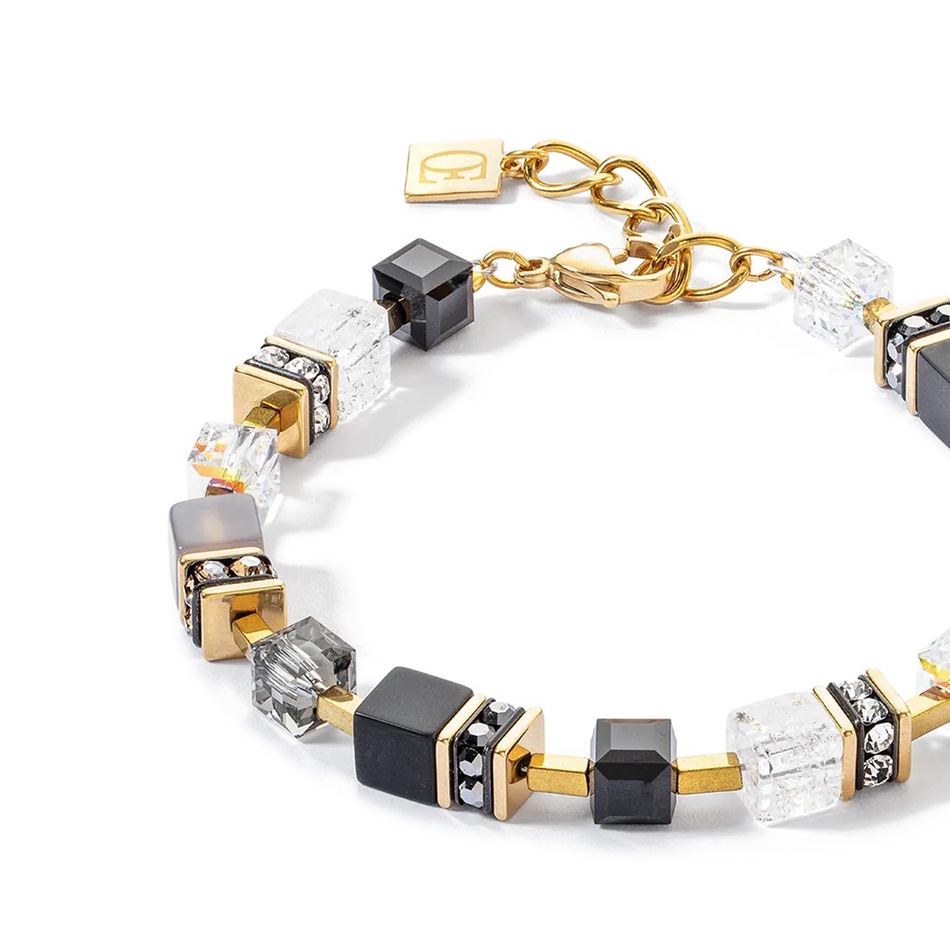 Браслет Coeur de Lion Black-Gold 3039/30-1316