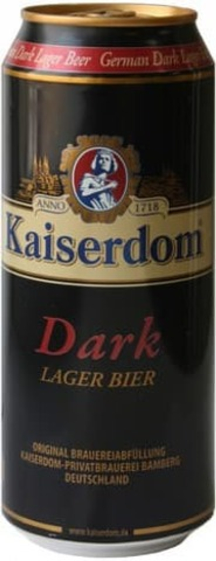 Пиво Кайзердом Дарк Лагер / Kaiserdom Dark Lager 0.5 - банка