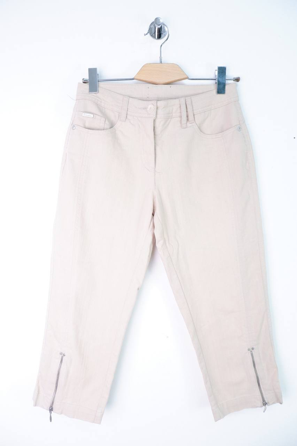 Брюки Brandtex светлые, маркировка 36, визуально 42 размер