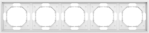Рамка 5-я, матовый белый, серия S08