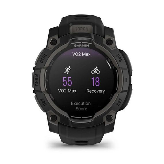 Умные часы Garmin Instinct 3 Amoled 45 mm Black with Black Band (010-02936-00)
