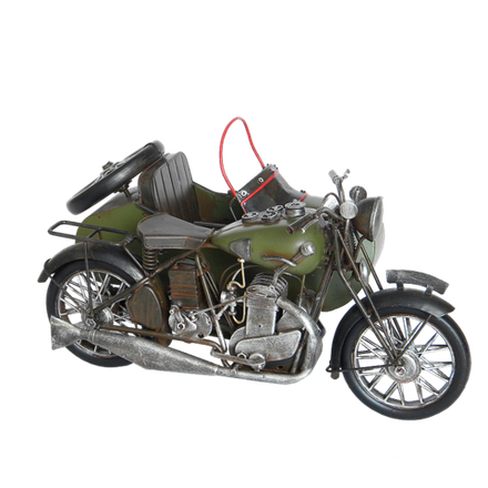 R&D Модель мотоцикла армейского с коляской