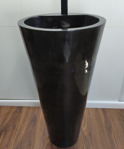 Раковина напольная из мрамора Black MN-01363 (45*45*90 см)