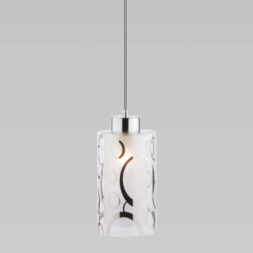 Подвесной светильник со стеклянным плафоном 50000/1 хром