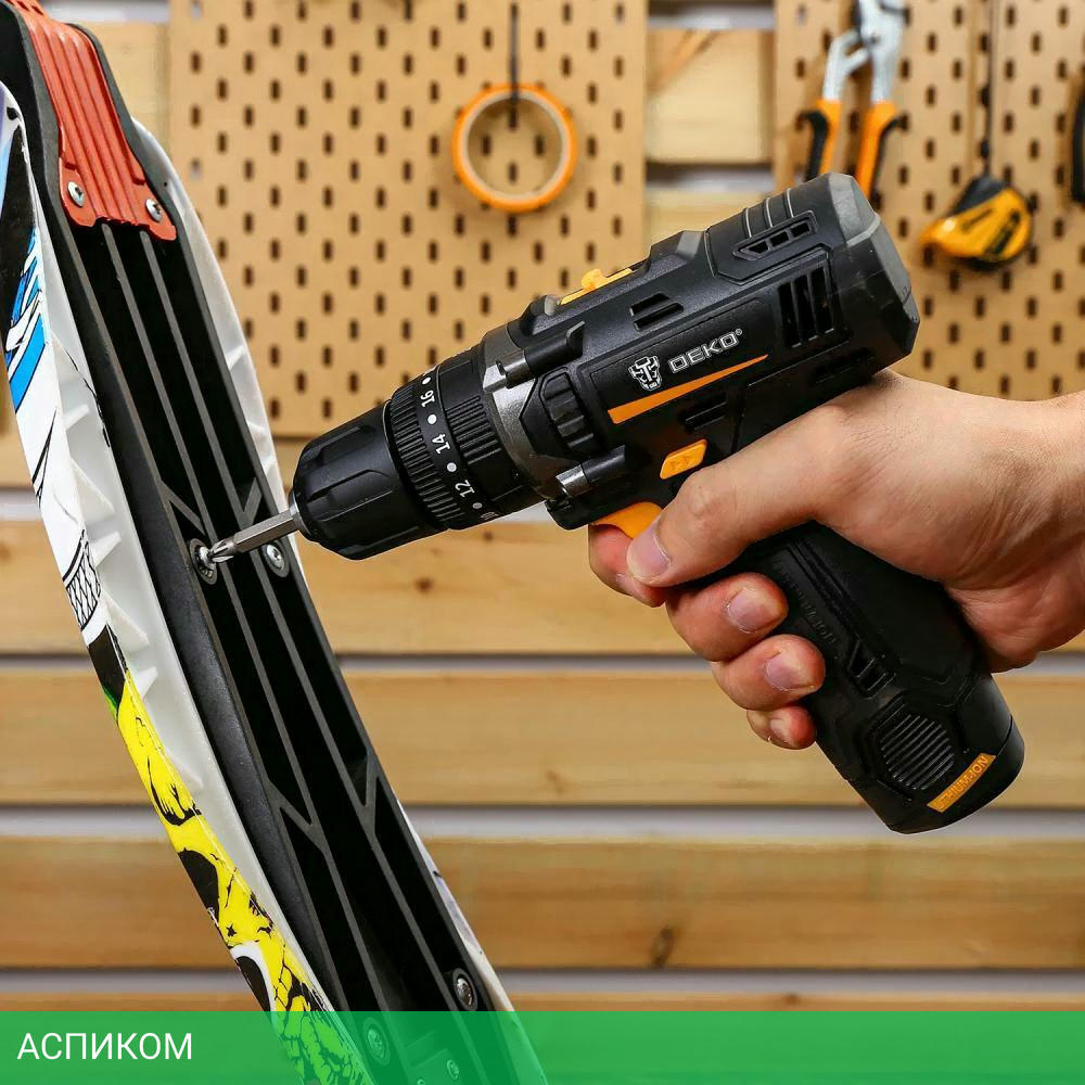 Дрель-шуруповерт Deko GCD12DU (063-4039)