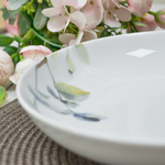 Тарелка 205мм глубокая форма Универсал Белый шиповник