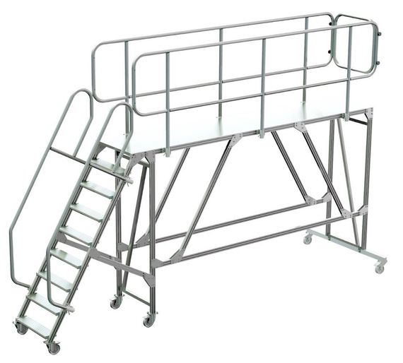 Площадка авиационная алюминиевая MEGAL ПАА - 2,1 х 1,2