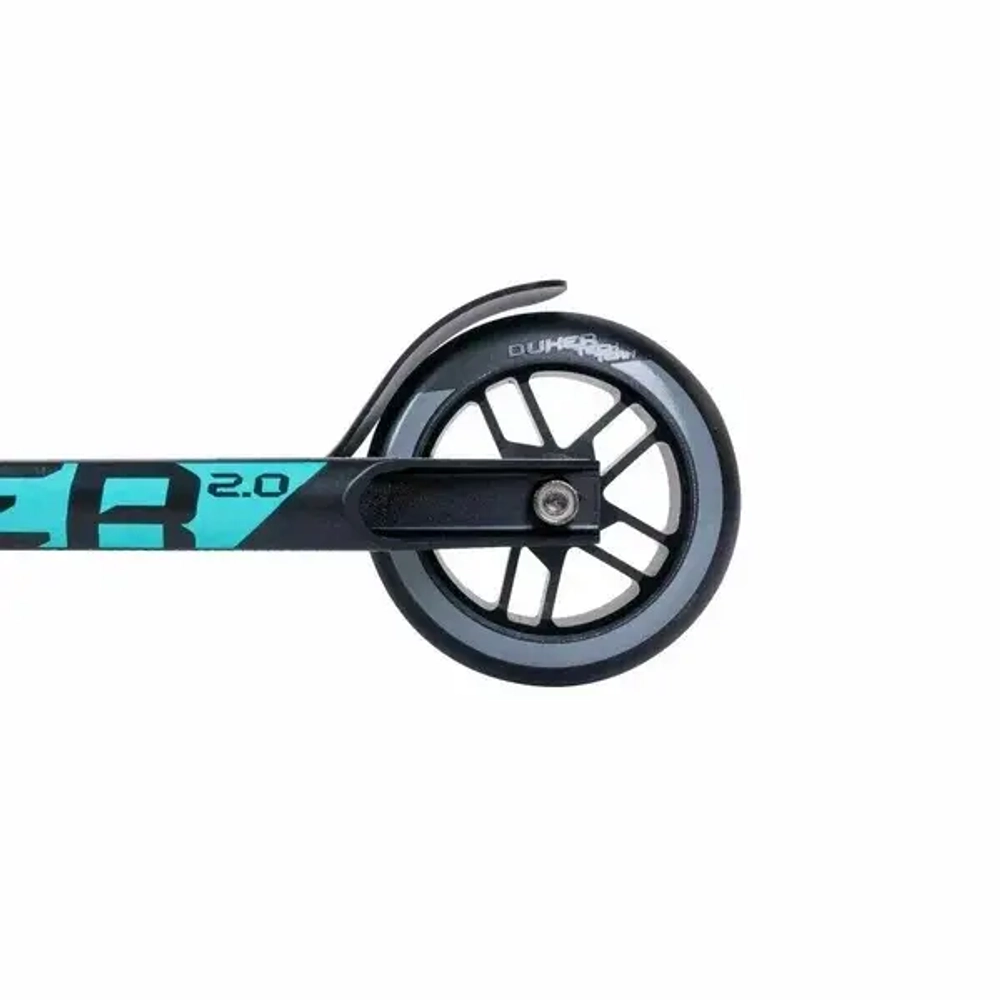 Самокат трюковой Tech Team Duker 2.0 черно-бирюзовый