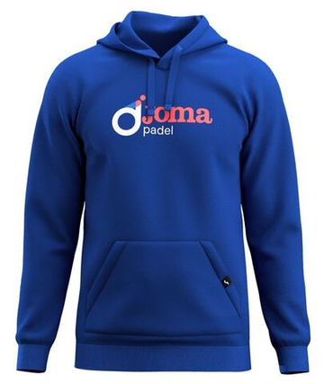 Мужская теннисная кофта Joma Torneo Hoodie - небесный