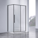 Душевой уголок Slim-N VSR-4SN8011CLB, 1100*800, черный, стекло прозрачное, , шт