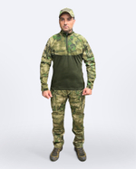 Тактический костюм Combat Зеленый лес с наколенниками – Gongtex