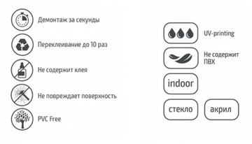 Пленка NOVAlight прозрачная без клея, статическая, 1,37*30м