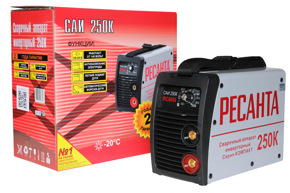 Сварочный аппарат Ресанта САИ250К 65/38