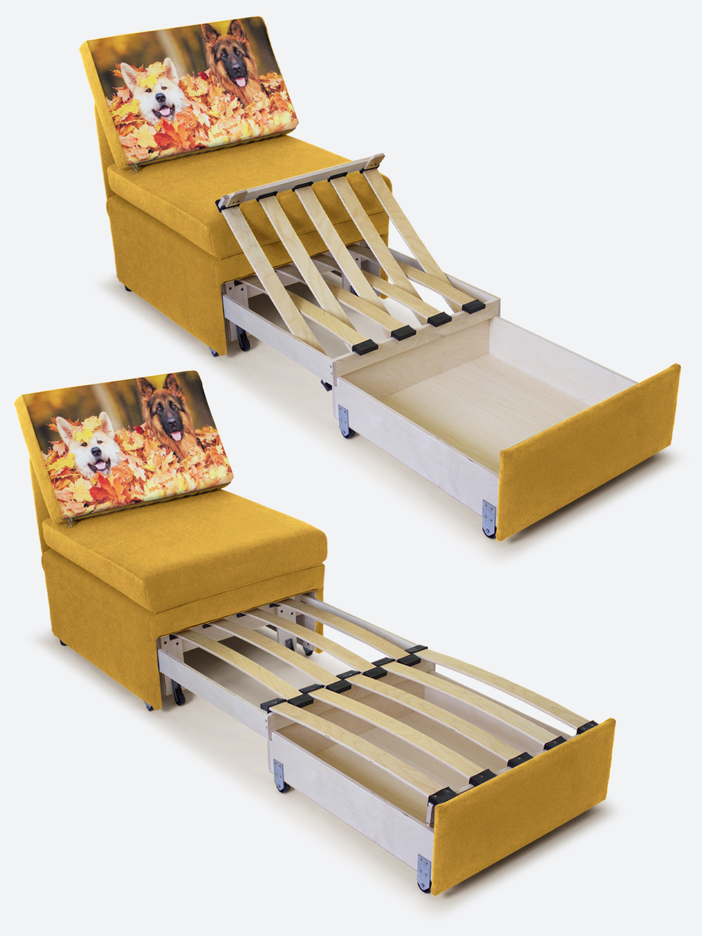 Кресло-кровать "Миник", купон Собаки