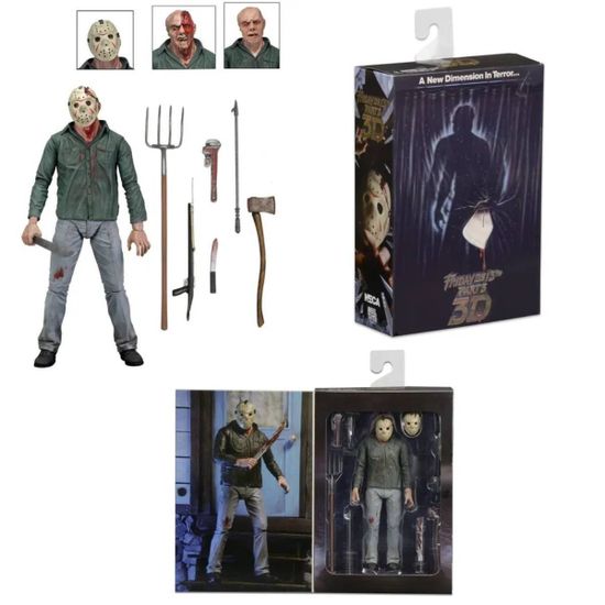 Подвижная фигурка Джейсон Вурхиз (Пятница 13-е) Friday the 13th: Jason Voorhees Part 3 3D