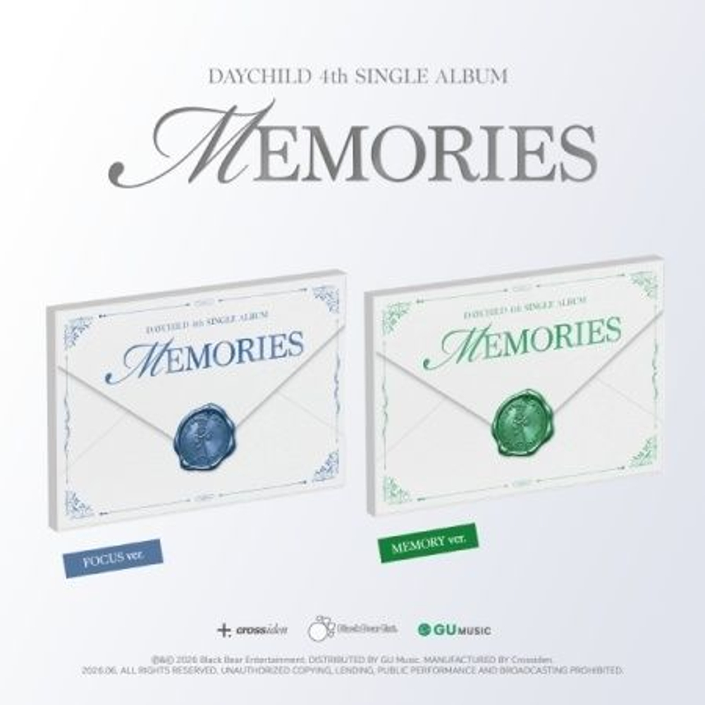 (ПРЕДЗАКАЗ) Альбом DAYCHILD - MEMORISE 4th Single Album 2 version SET