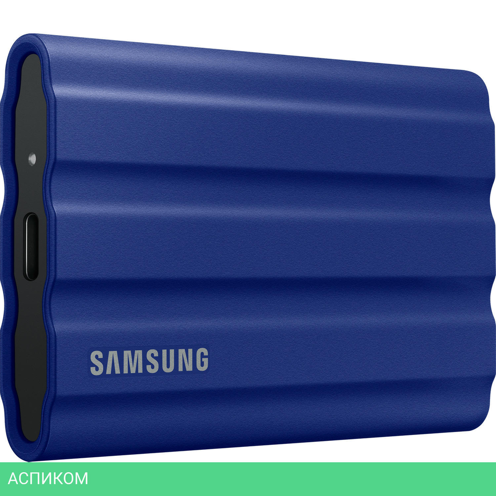 Внешний накопитель Samsung T7 Shield 2TB синий (MU-PE2T0R/WW)