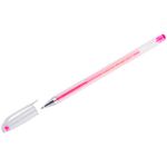 Ручка гелевая Crown розовая, 0.7мм