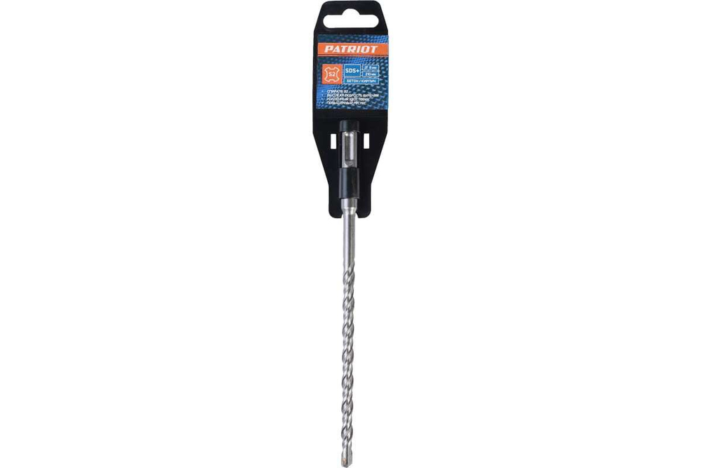 Бур PATRIOT SDS Plus S2 8x210, серый