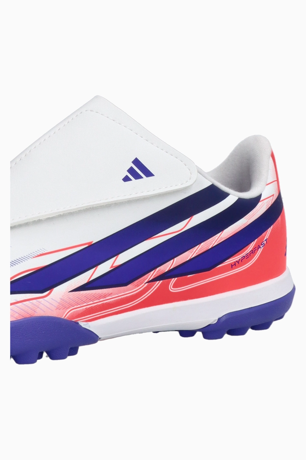 Сороконожки adidas F50 Club Hyperfast Velcro TF Junior - белый